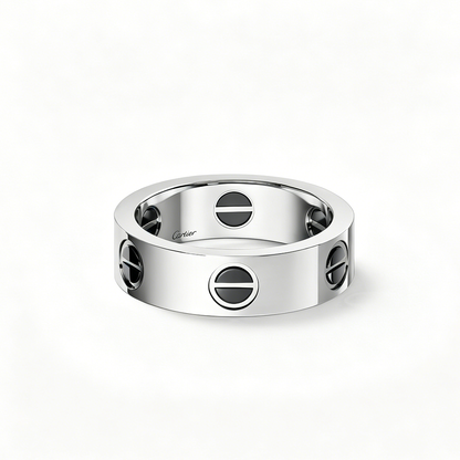 [Blue Tears Jewelry]LOVE RING 5.5MM NO DIAMONDS  CERAMIC