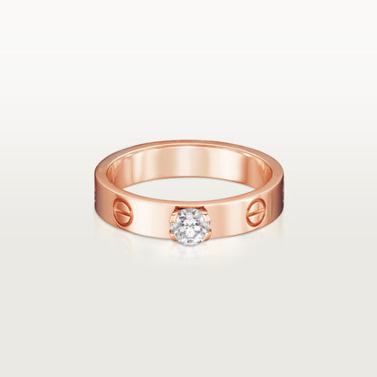 [Blue Tears Jewelry]LOVE RING 3.6MM 1 BIG DIAMOND