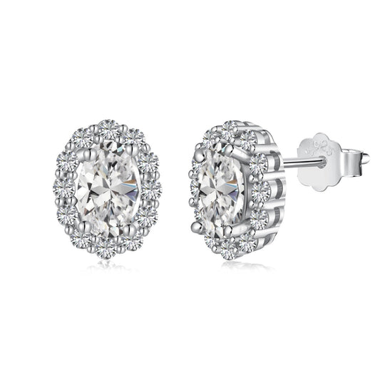 [Nova Jewelry]Delicate Unique Oval Cut Daily Earrings
