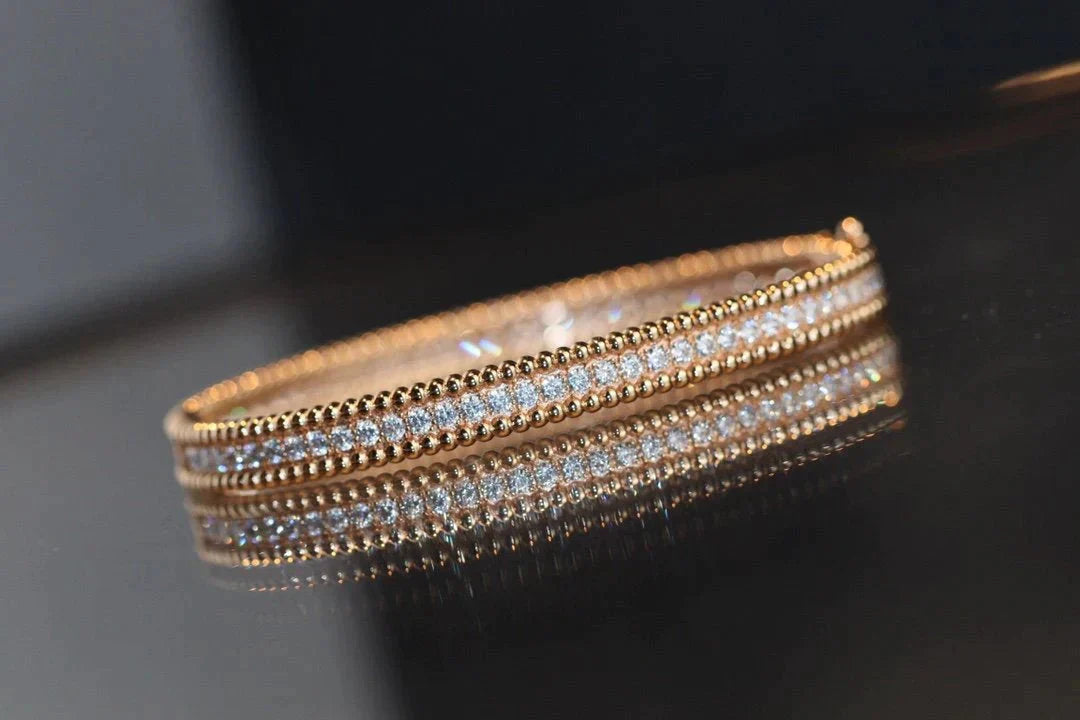 [BLAUE TRÄNEN]PERLEE DIAMANTEN ARMBAND 1 REIHE 