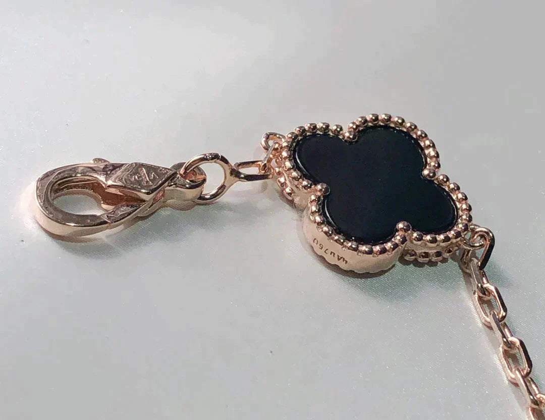 [BLUE TEARS]CLOVER 5 MOTIFS MULTICOLOR BRACELET