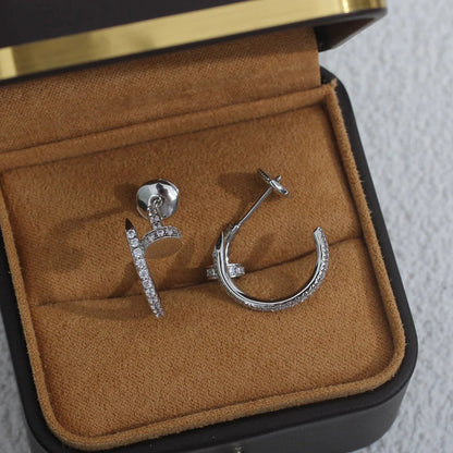 [Blue Tears Jewelry]JUSTE FULL DIAMOND SMALL EARRINGS