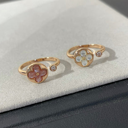 [BLUE TEARS]SUN 1 DIAMOND PINK MOP RING