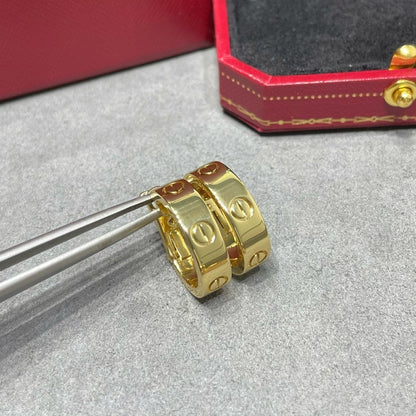 [Blue Tears Jewelry]LOVE 5.5MM EARRINGS