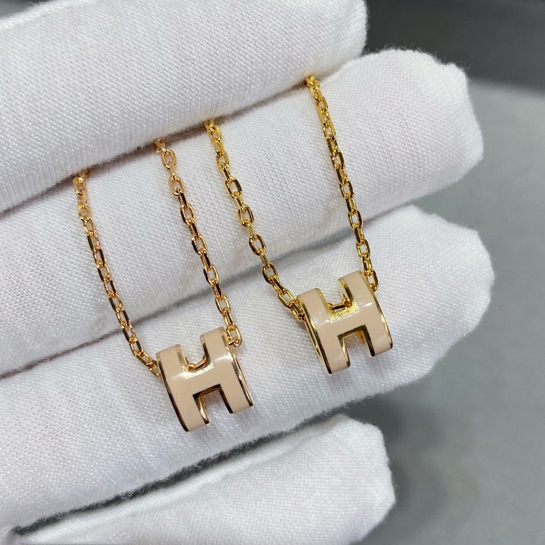 [BLUE TEARS]MINI POP H NECKLACE