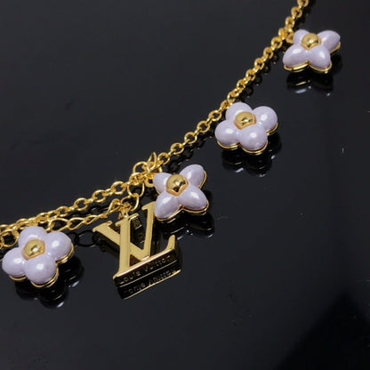 [BLUE TEARS]LOGO 6 MOTIF STAR AND SUN GOLD BRACELET