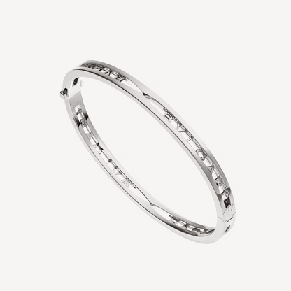 [BLUE TEARS]ZERO 1 SPIRAL LOGO SILVER BRACELET
