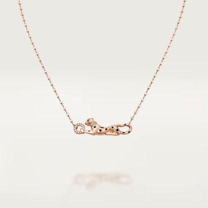 [Blue Tears Jewelry]PANTHERE FULL DIAMOND NECKLACE