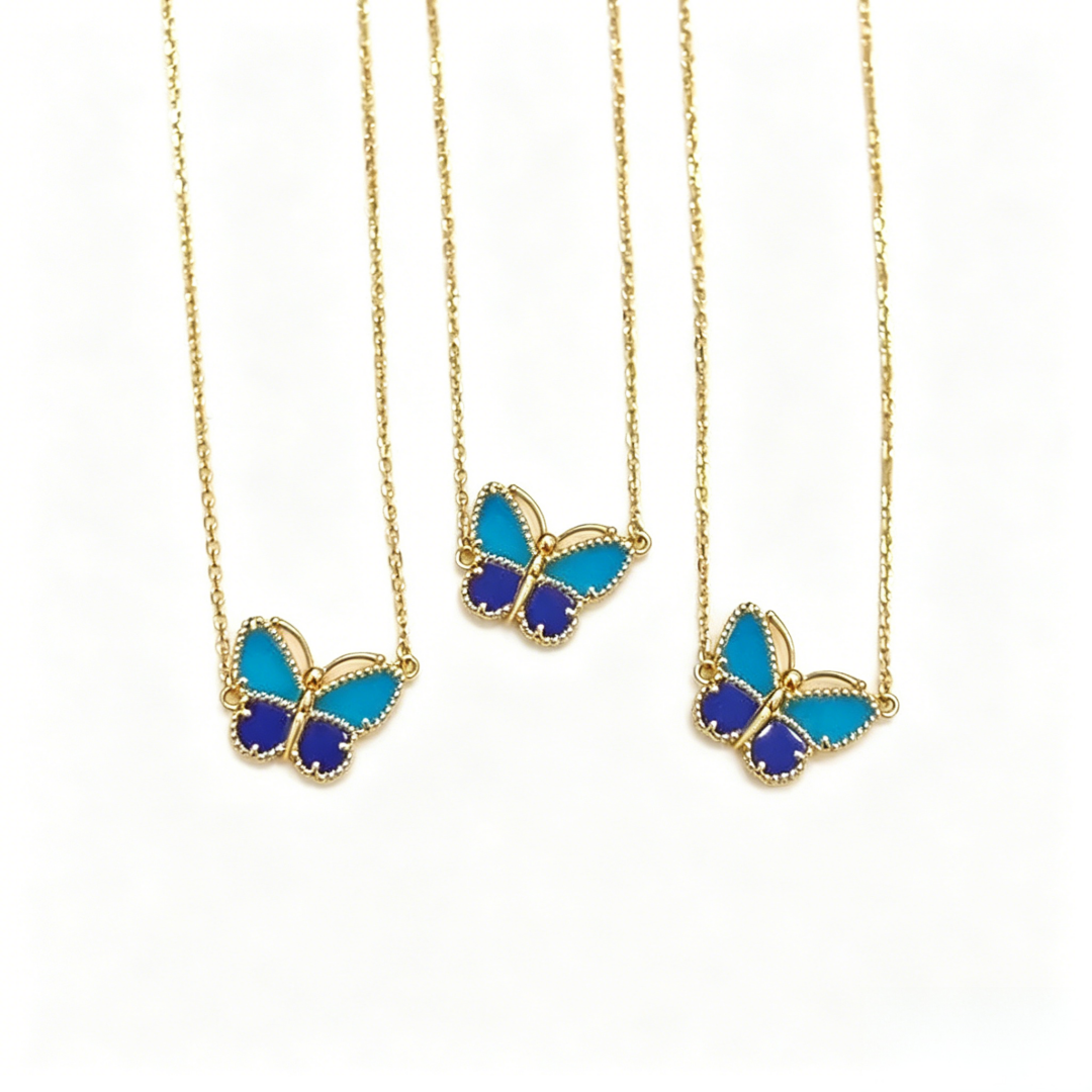 [Blue Tears Jewelry] 2026 NEW LUCKY BUTTERFLY 1 MOTIFS NECKLACE