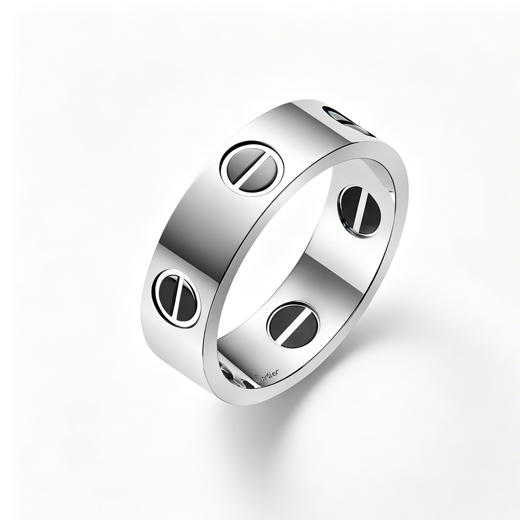 [Blue Tears Jewelry]LOVE RING 5.5MM NO DIAMONDS  CERAMIC