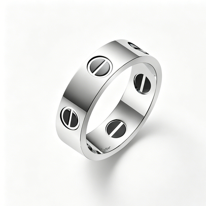 [Blue Tears Jewelry]LOVE RING 5.5MM NO DIAMONDS  CERAMIC