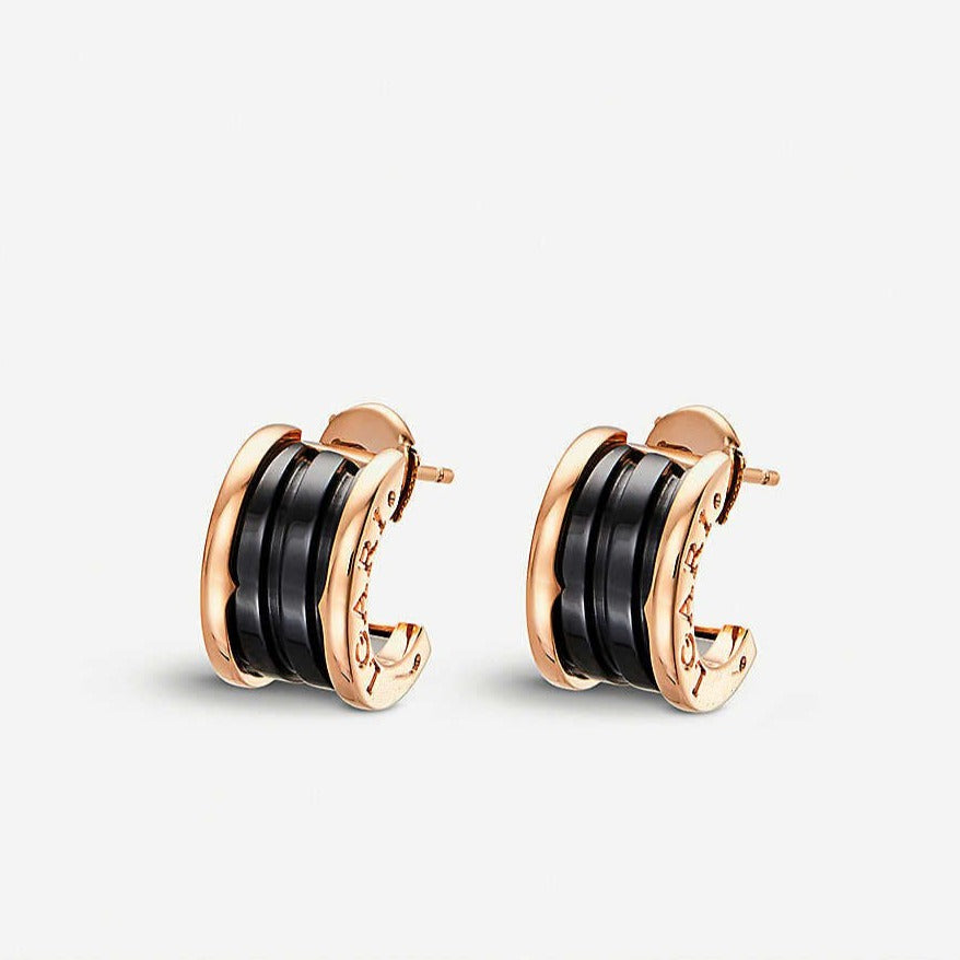 [BLUE TEARS]ZERO 1 PINK GOLD CERAMIC EARRINGS