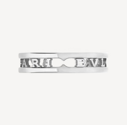[BLUE TEARS]ZERO 1 ONE-BAND WITH OPENWORK LOGO SPIRAL RING