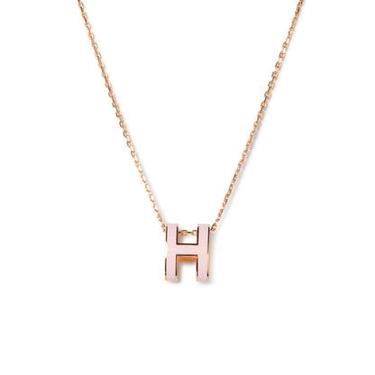 [BLUE TEARS]POP H PEDANT PINK GOLD