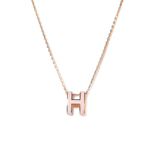 [BLUE TEARS]POP H PEDANT PINK GOLD