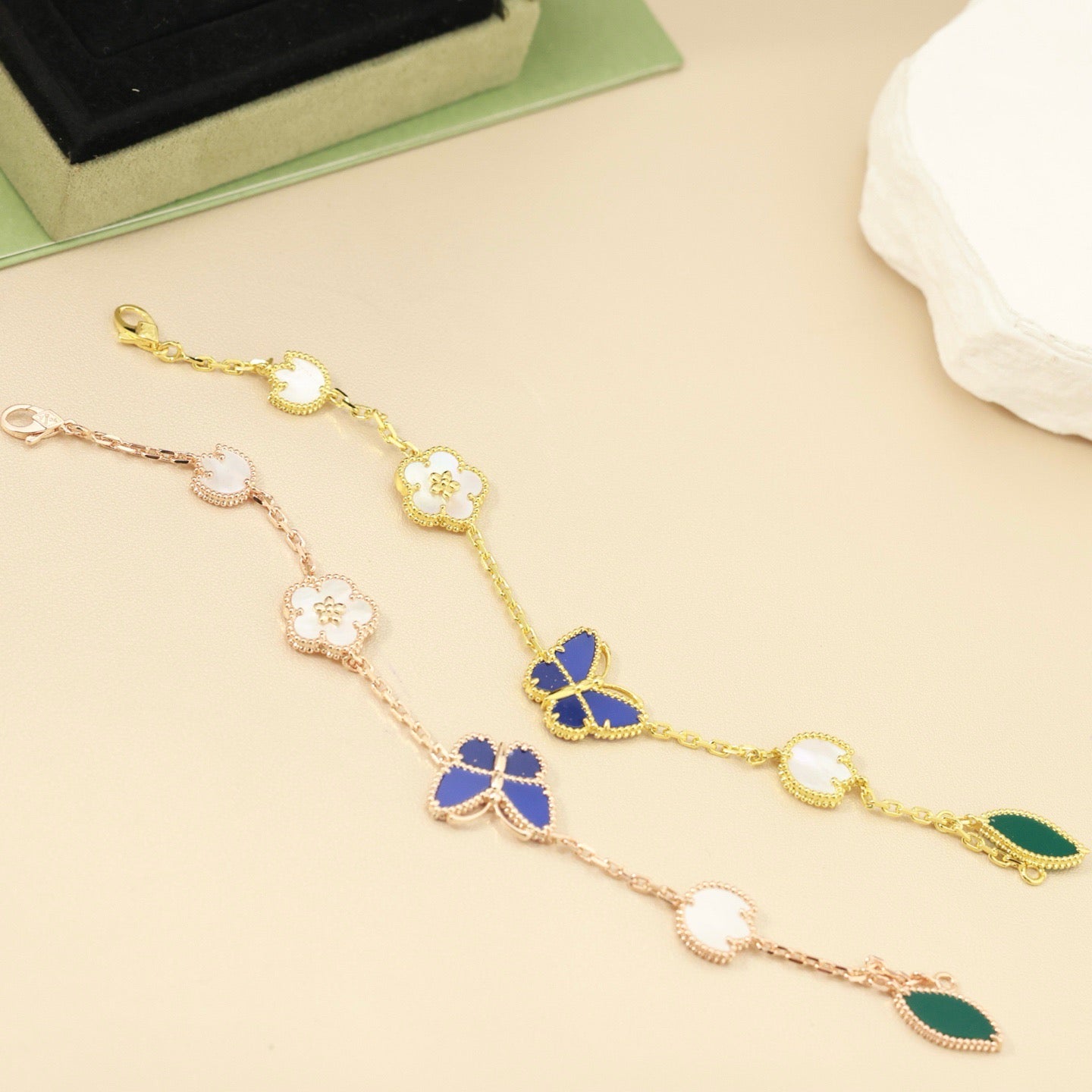 [Blue Tears Jewelry]LUCKY SPRING BUTTERFLY 5 MOTIF BRACELET
