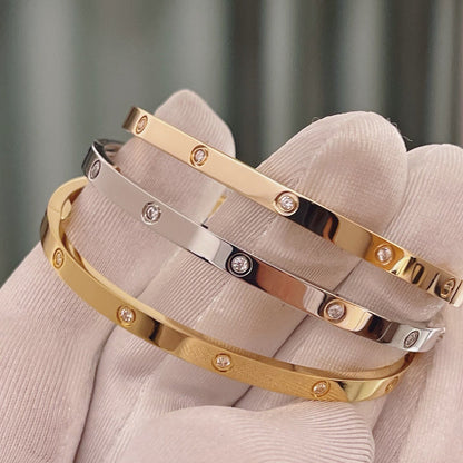 [Blue Tears Jewelry]LOVE BRACELET 3.65MM 10 DIAMONDS