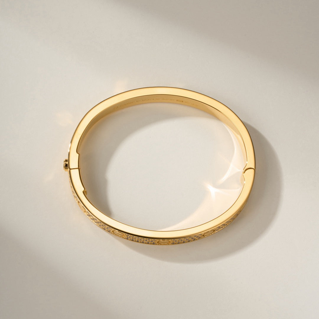 [Blue Tears Jewelry]LOVE BRACELET 6.1MM DIAMOND-PAVED