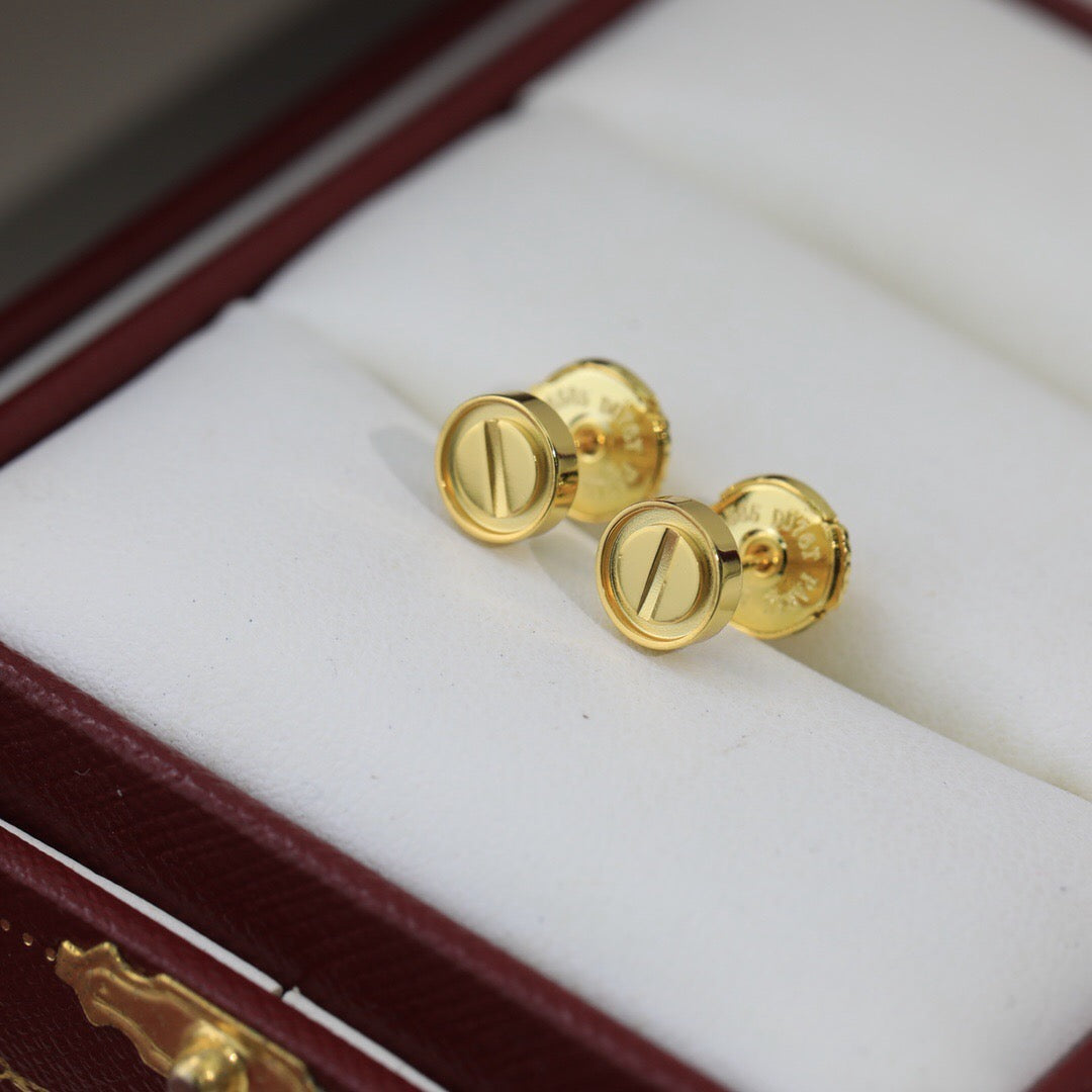 [Blue Tears Jewelry]LOVE EARRINGS 7.2MM