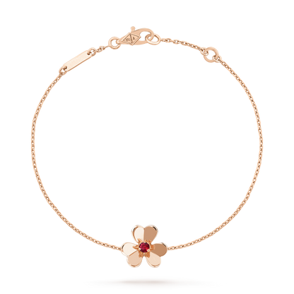 [BLAUE TRÄNEN]FRIVOLE GOLD BLUME ROSA MALACHIT ARMBAND