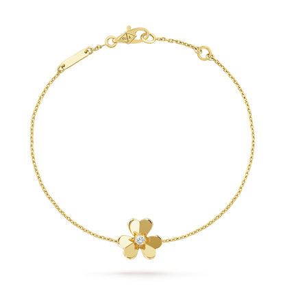 [BLAUE TRÄNEN]FRIVOLE GOLD BLUME ROSA MALACHIT ARMBAND