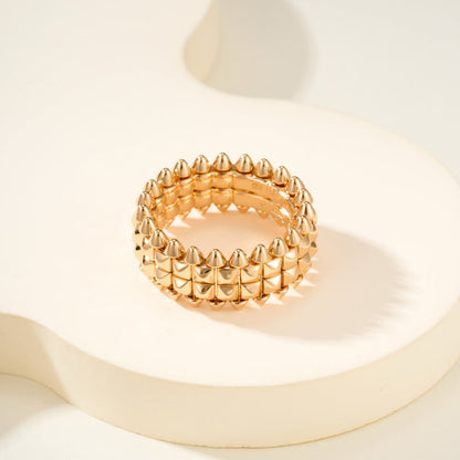 [Blue Tears Jewelry]CLASH 9.2MM DOUBLE ROW RING