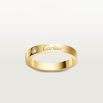 [Blue Tears Jewelry]LOVE RING 4MM 1 DIAMOND