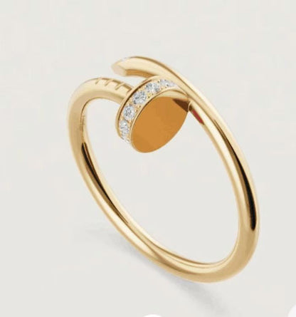 [Blue Tears Jewelry]JUSTE 1.8MM HALF DIAMOND RING