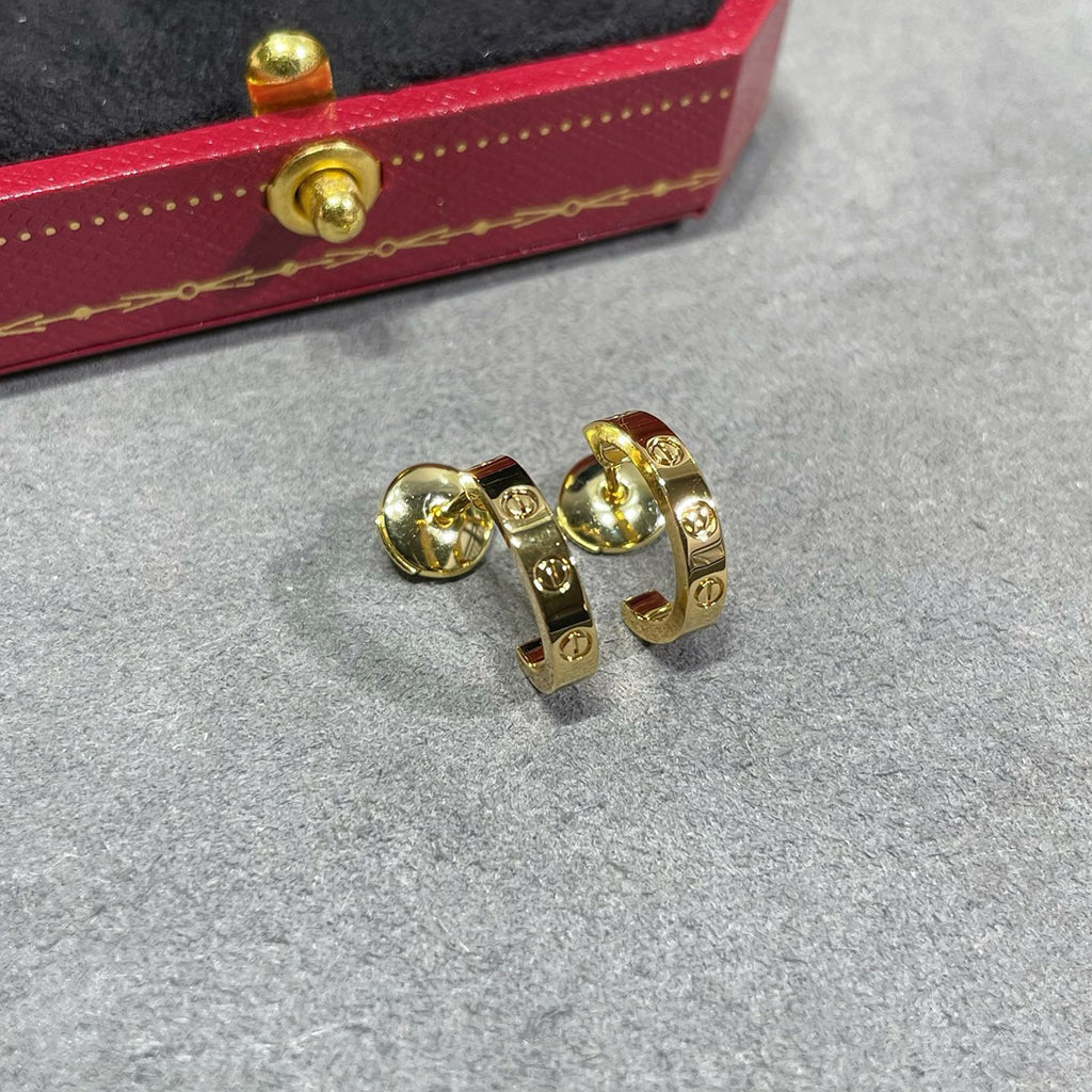 [Blue Tears Jewelry]LOVE EARRINGS 2.65 MM NO DIAMOND SMALL