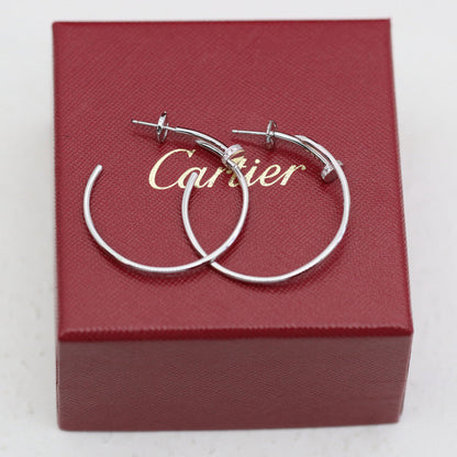[Blue Tears Jewelry]JUSTE HALF DIAMOND LARGE EARRINGS