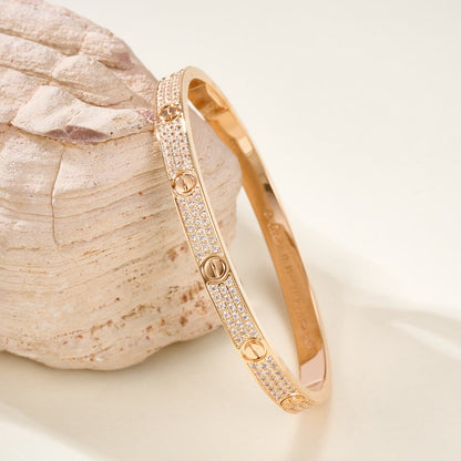 [Blue Tears Jewelry]LOVE BRACELET 4.8MM DIAMOND-PAVED