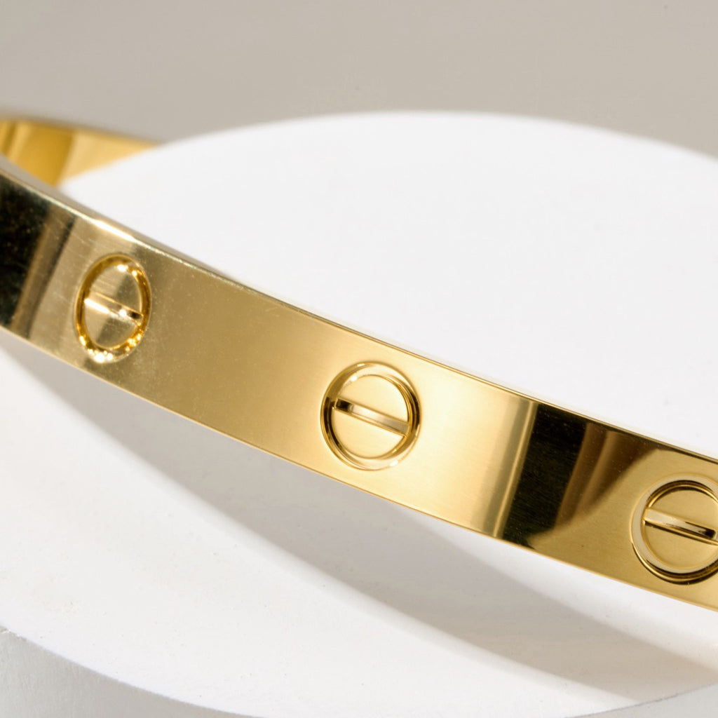 [Blue Tears Jewelry]LOVE BRACELET 6.1MM OPEN CUFF