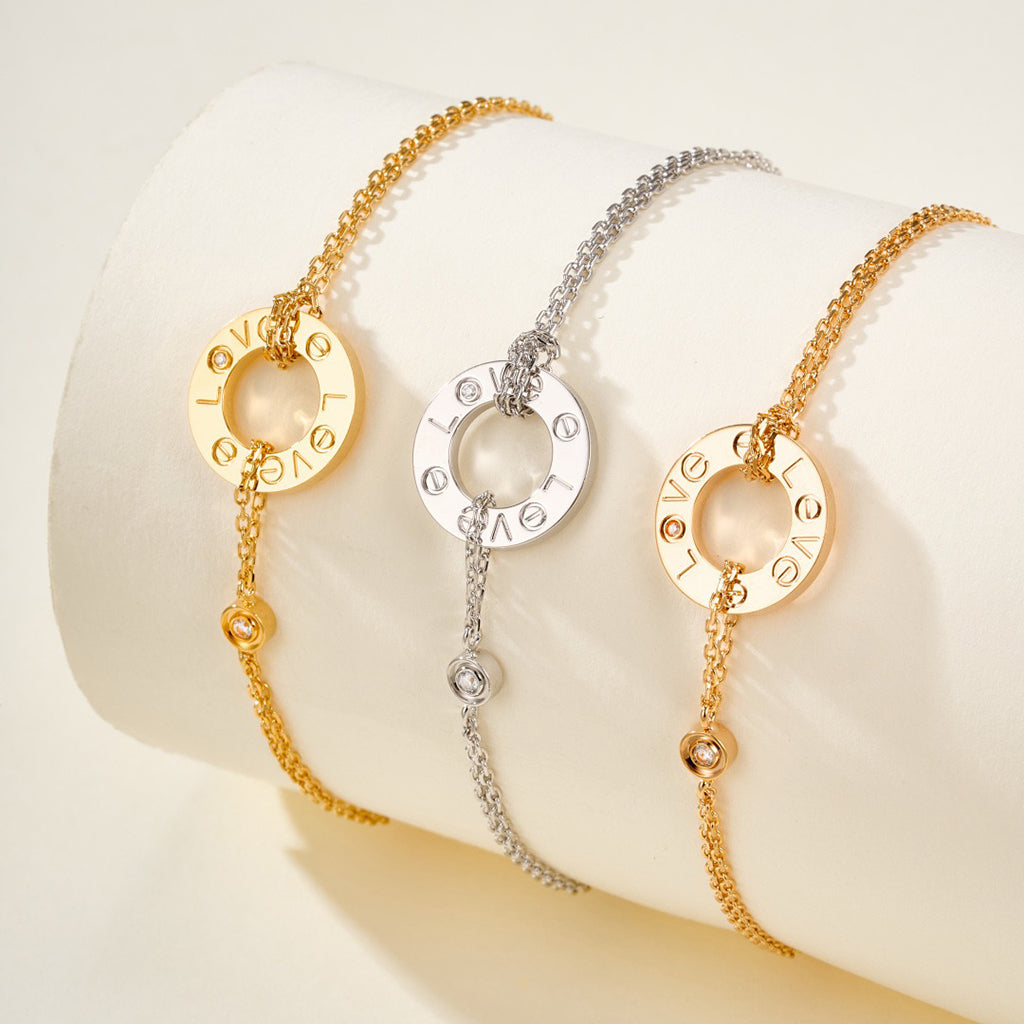 [Blue Tears Jewelry]LOVE BRACELET 2 DIAMOND