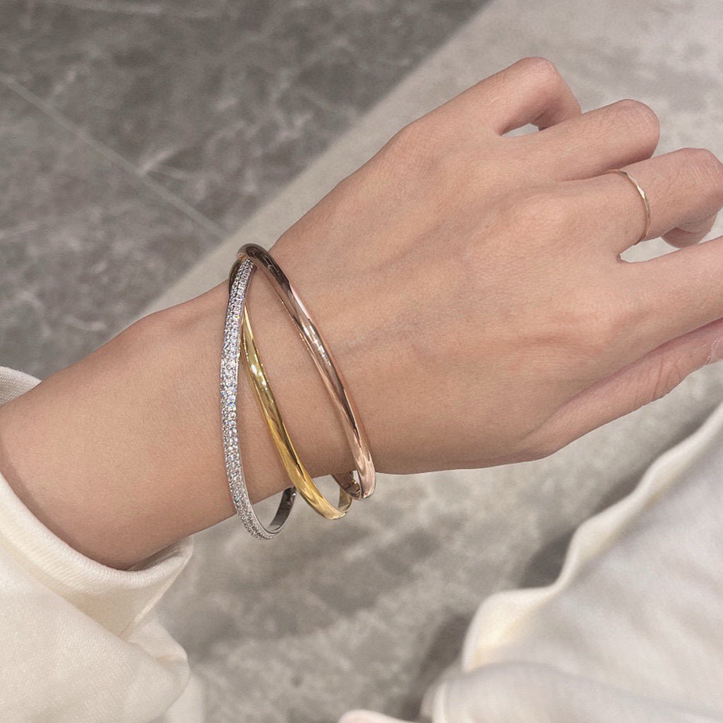 [Blue Tears Jewelry]TRINITY 2.8MM SMALL BRACELET