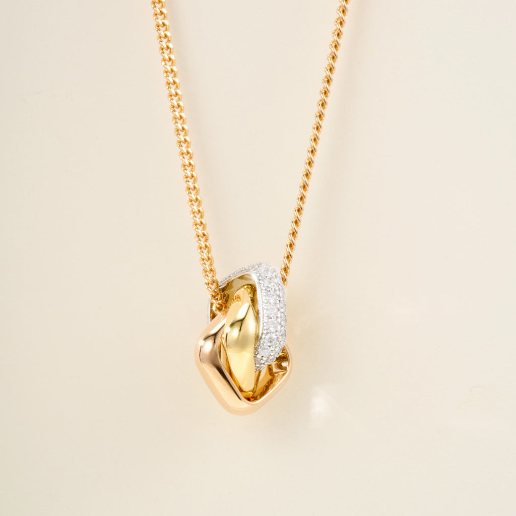 [Blue Tears Jewelry]TRINITY CUSHION NECKLACE COLLECTION
