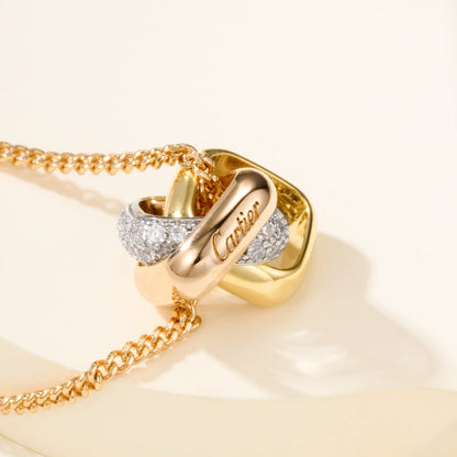 [Blue Tears Jewelry]TRINITY CUSHION NECKLACE COLLECTION