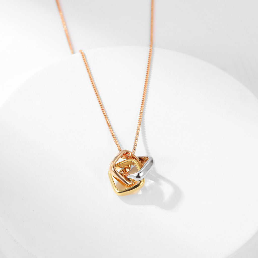 [Blue Tears Jewelry]TRINITY CUSHION NECKLACE COLLECTION