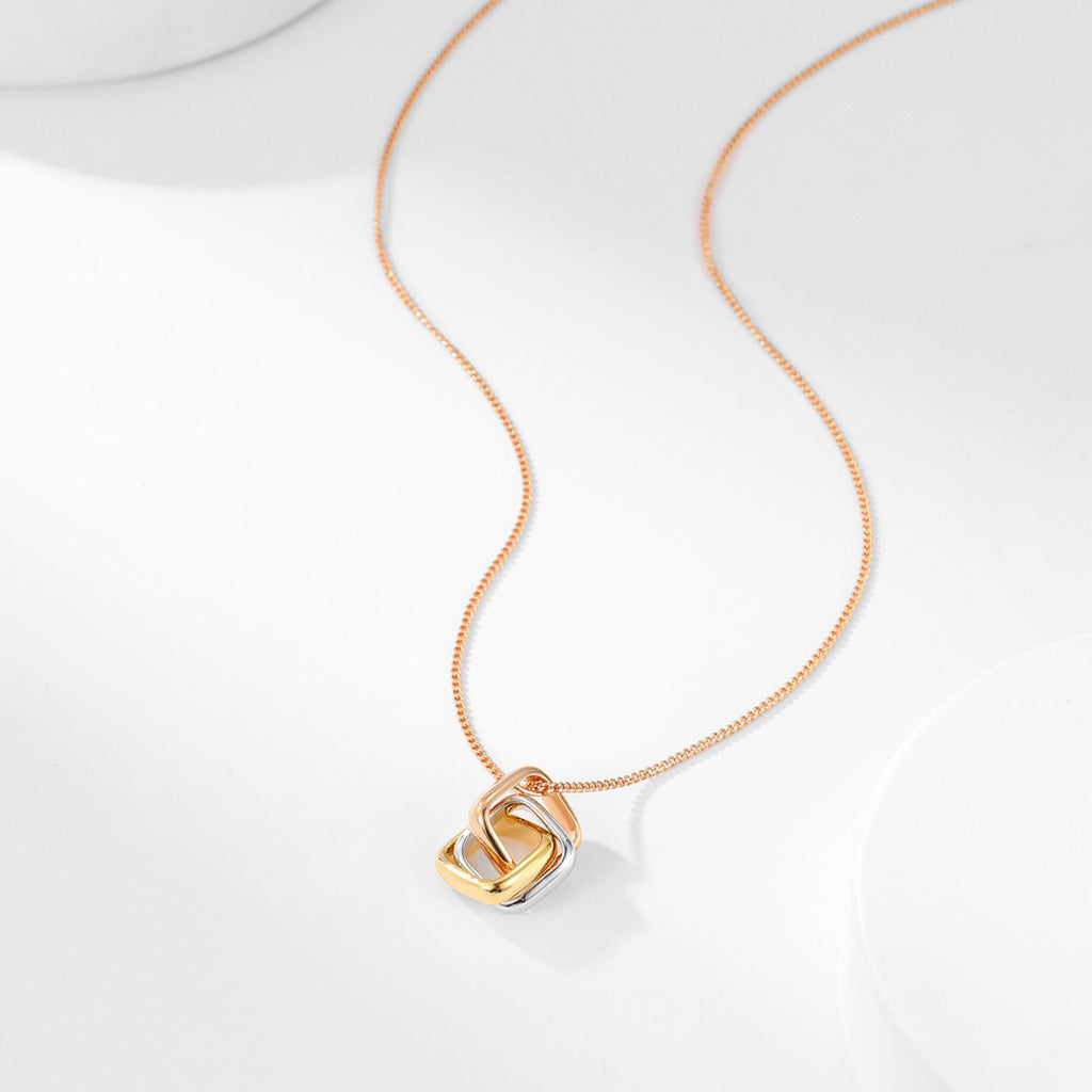 [Blue Tears Jewelry]TRINITY CUSHION NECKLACE COLLECTION