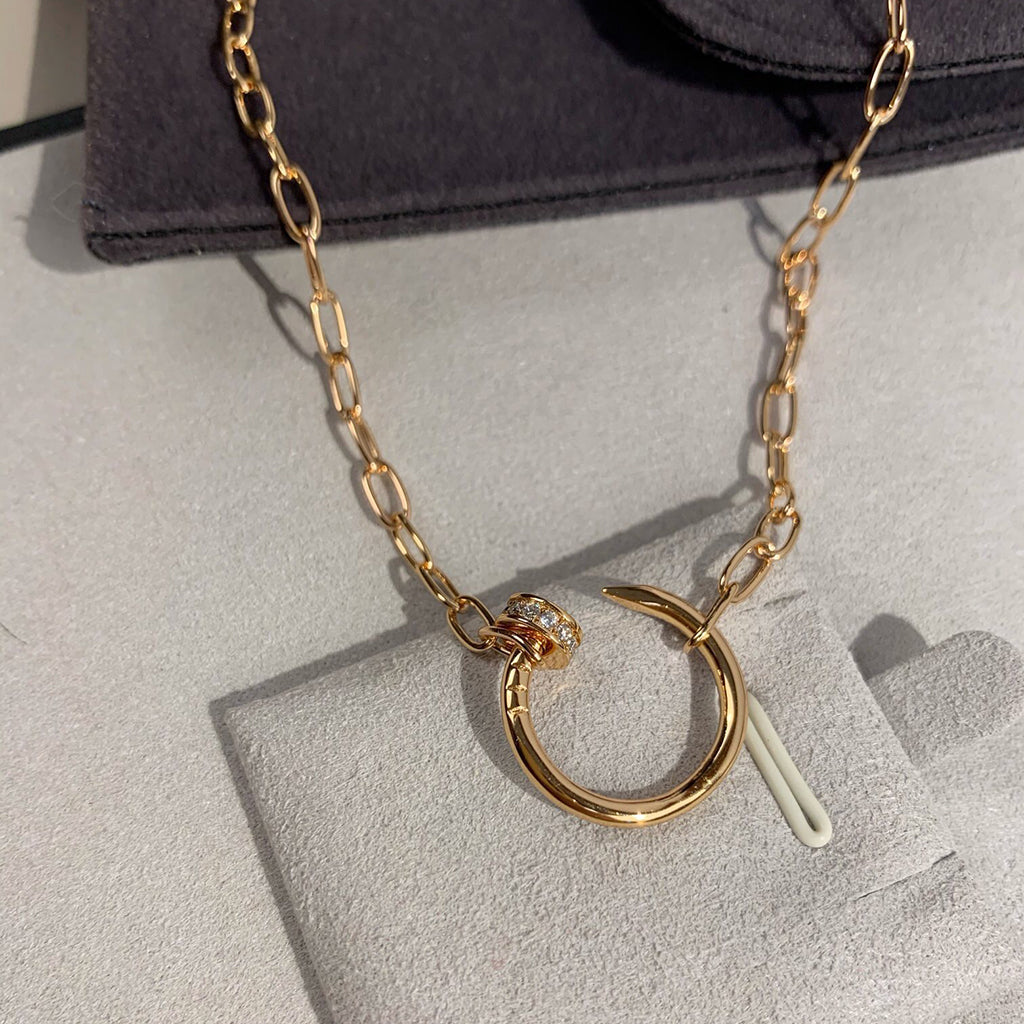 [Blue Tears Jewelry]JUSTE NECKLACE FULL DIAMONDS