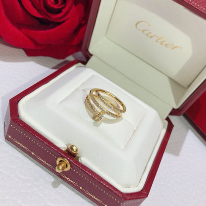 [Blue Tears Jewelry]JUSTE RING 4.8MM FULL DIAMOND