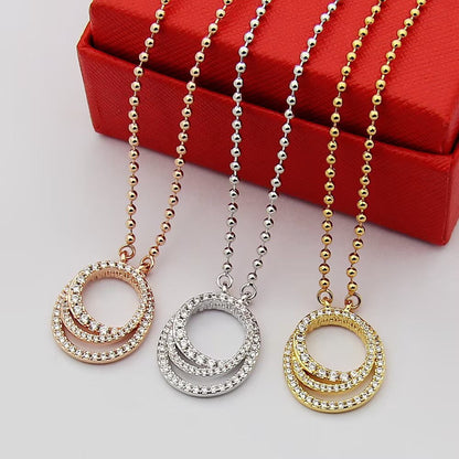 [Blue Tears Jewelry]ETINCELLE  FULL DIAMOND NECKLACE
