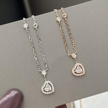 [Blue Tears Jewelry]JOY HEART DIAMOND NECKLACE