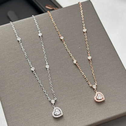 [Blue Tears Jewelry]JOY HEART DIAMOND NECKLACE