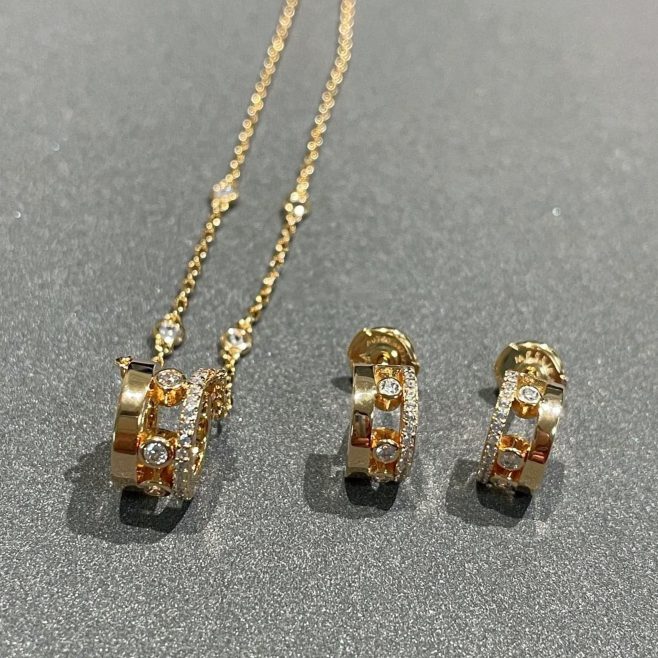 [Blue Tears Jewelry]CHAIN MOVE ROMANE PEDAND NECKLACE
