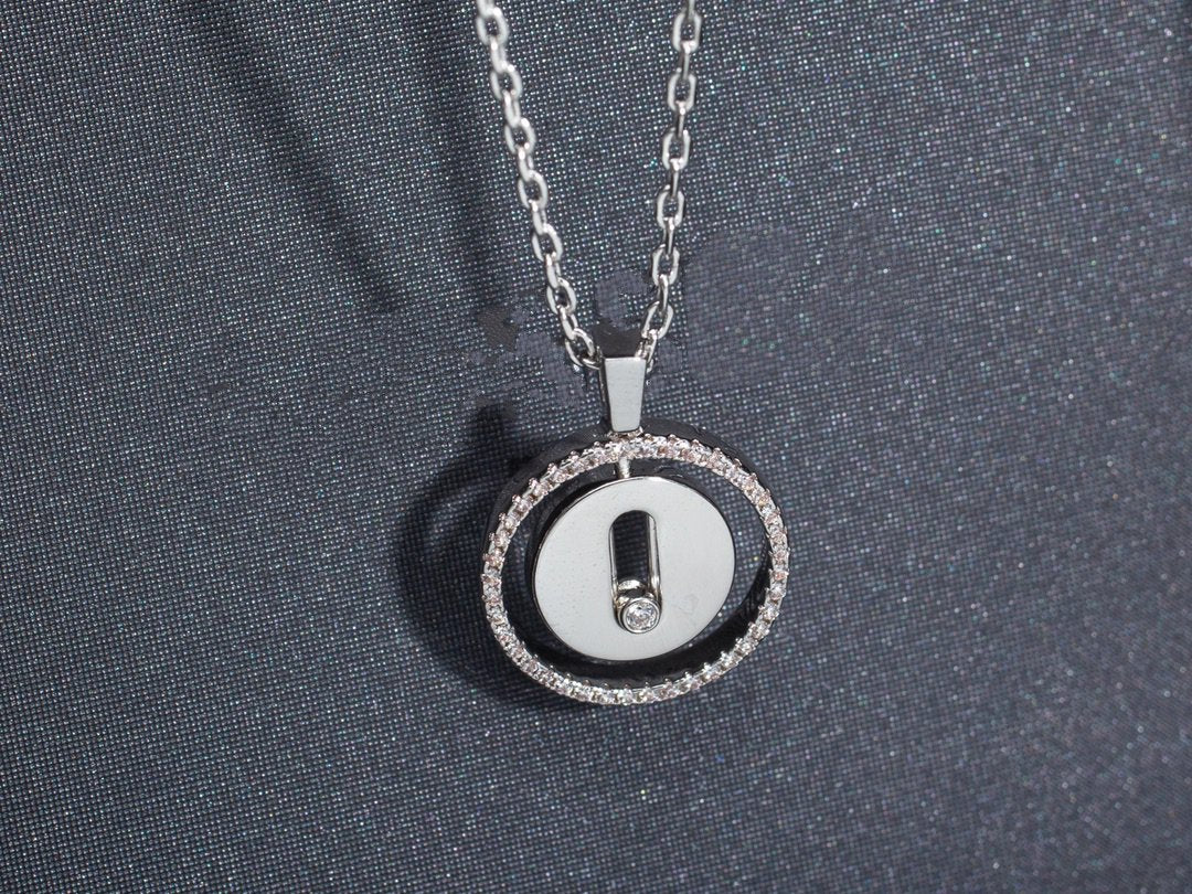 [Blue Tears Jewelry]LUCKY MOVE PM NECKLACE SILVER DIAMOND