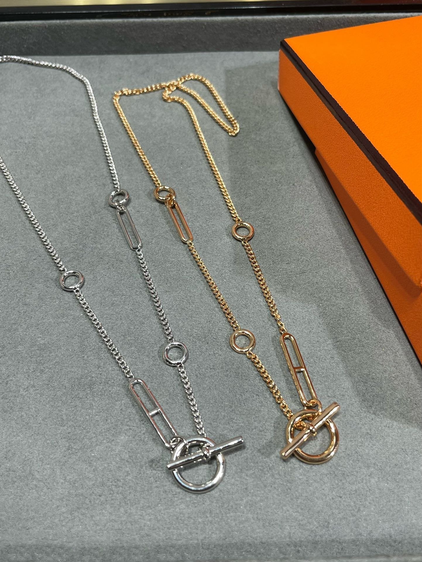 [BLUE TEARS]HM STERLING CHAINE D'ANCRE HEART