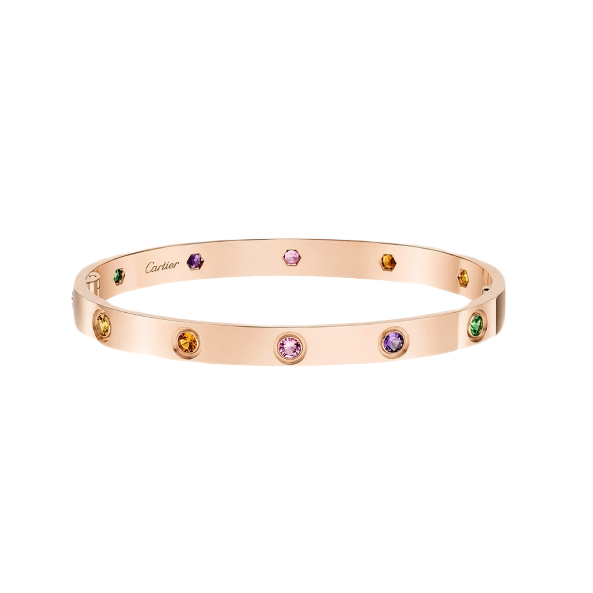 [Blue Tears Jewelry]2026 RAINBOW LOVE BRACELET 6.1MM  10 DIAMONDS