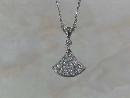 [BLUE TEARS]DREAM NECKLACE SILVER FULL DIAMOND