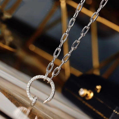 [Blue Tears Jewelry]JUSTE NECKLACE FULL DIAMONDS