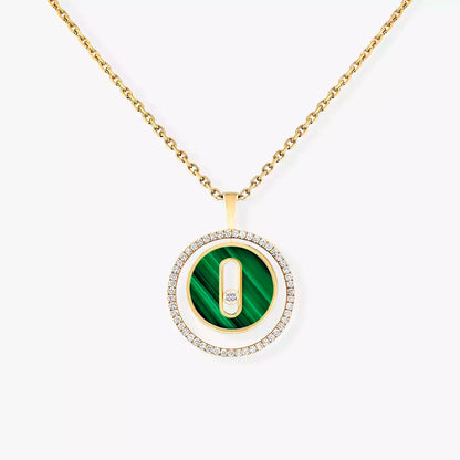 [Blue Tears Jewelry]Lucky Move Diamond Necklace in Rose Gold and White Mother-of-Pearl